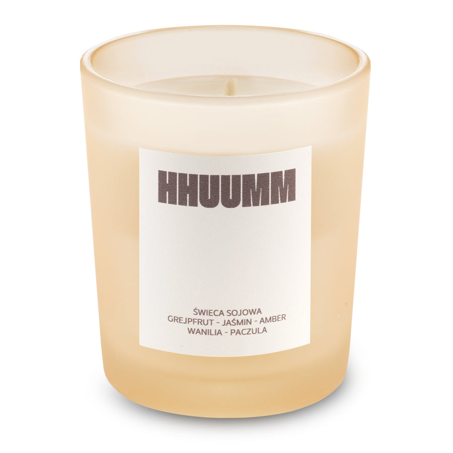 Świeca sojowa grejfrut, jaśmin, amber, wanilia, paczula 70g