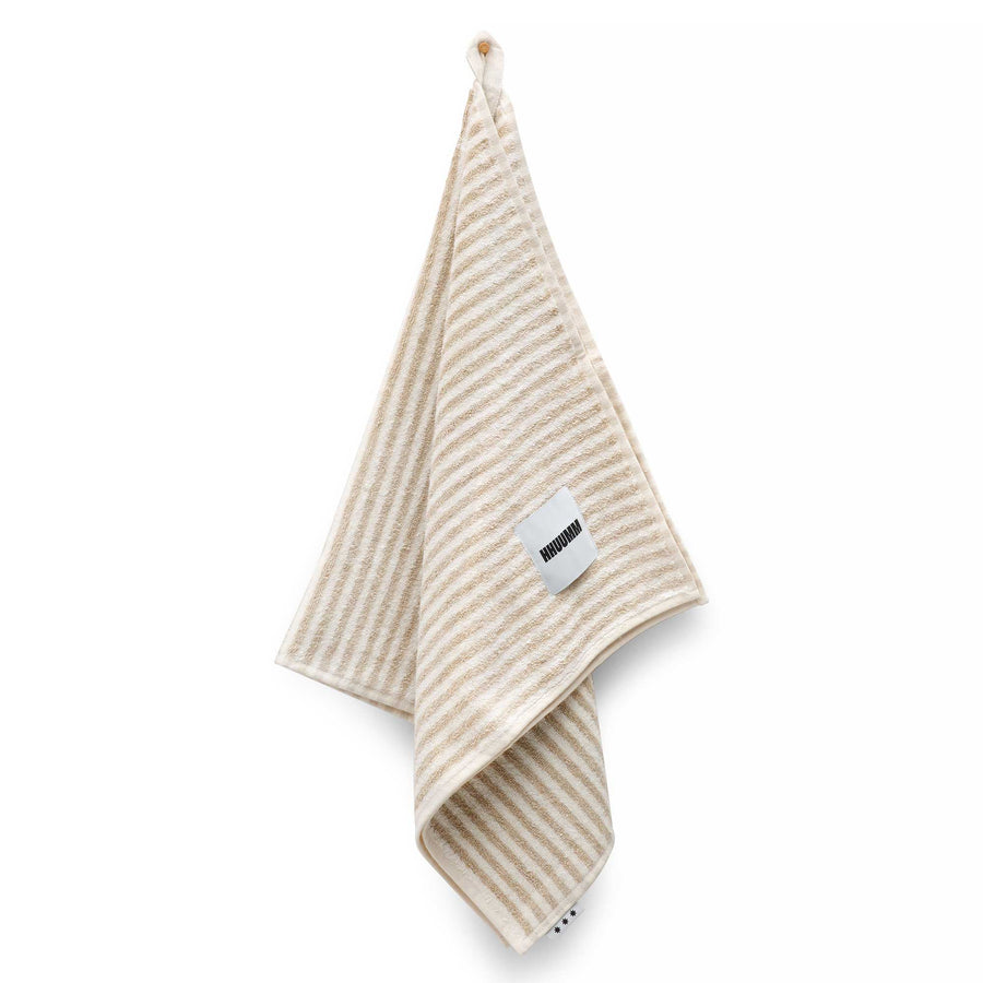Towel Linen / Cotton Terry Stripes