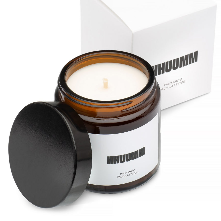 Soy candle - palo santo, patchouli and tobacco 120ml